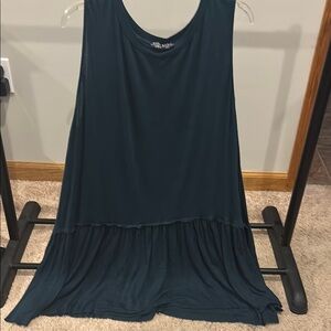 Teal Sleeveless Top